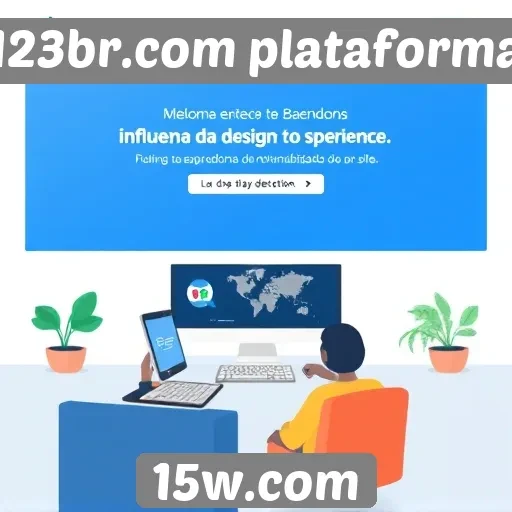 Impacto do design do site 123br na experiência do usuário